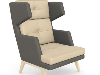 Profim October Soft Seating  Armchair with High Backrest