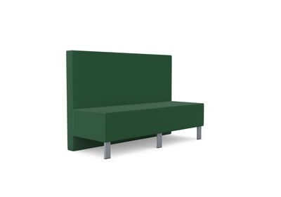 Kleiber Snake Modular Seating Rectangular Seater with Backrest, 1500 mm Wide