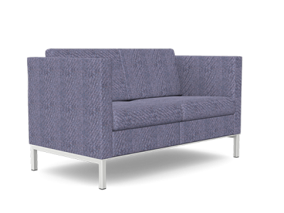 Kleiber Platinum Modular Soft Seating 2 Seater with Armrests
