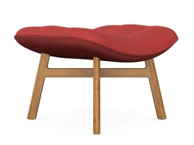 Noti Mishell Soft XL Footrest with Wooden Legs