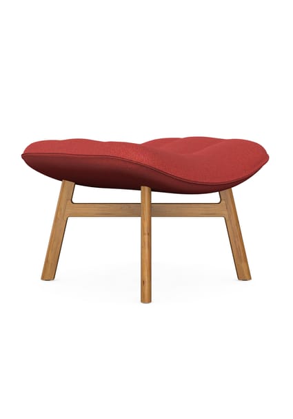 Noti Mishell Soft XL Footrest with Wooden Legs 1 Noti Mishell Soft XL Footrest with Wooden Legs