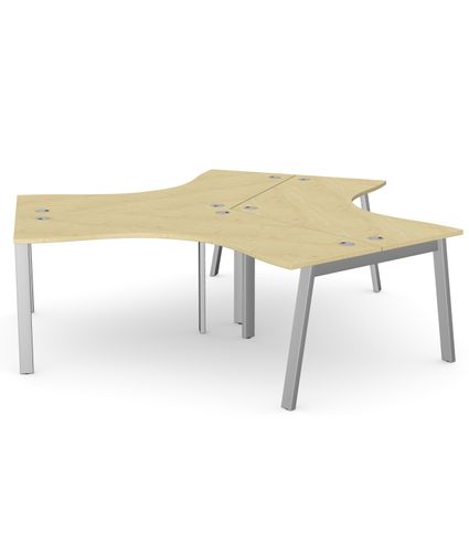 Switch 120 Degree 3 Person Bench, A-Leg 1 Switch 120 Degree 3 Person Bench, A-Leg