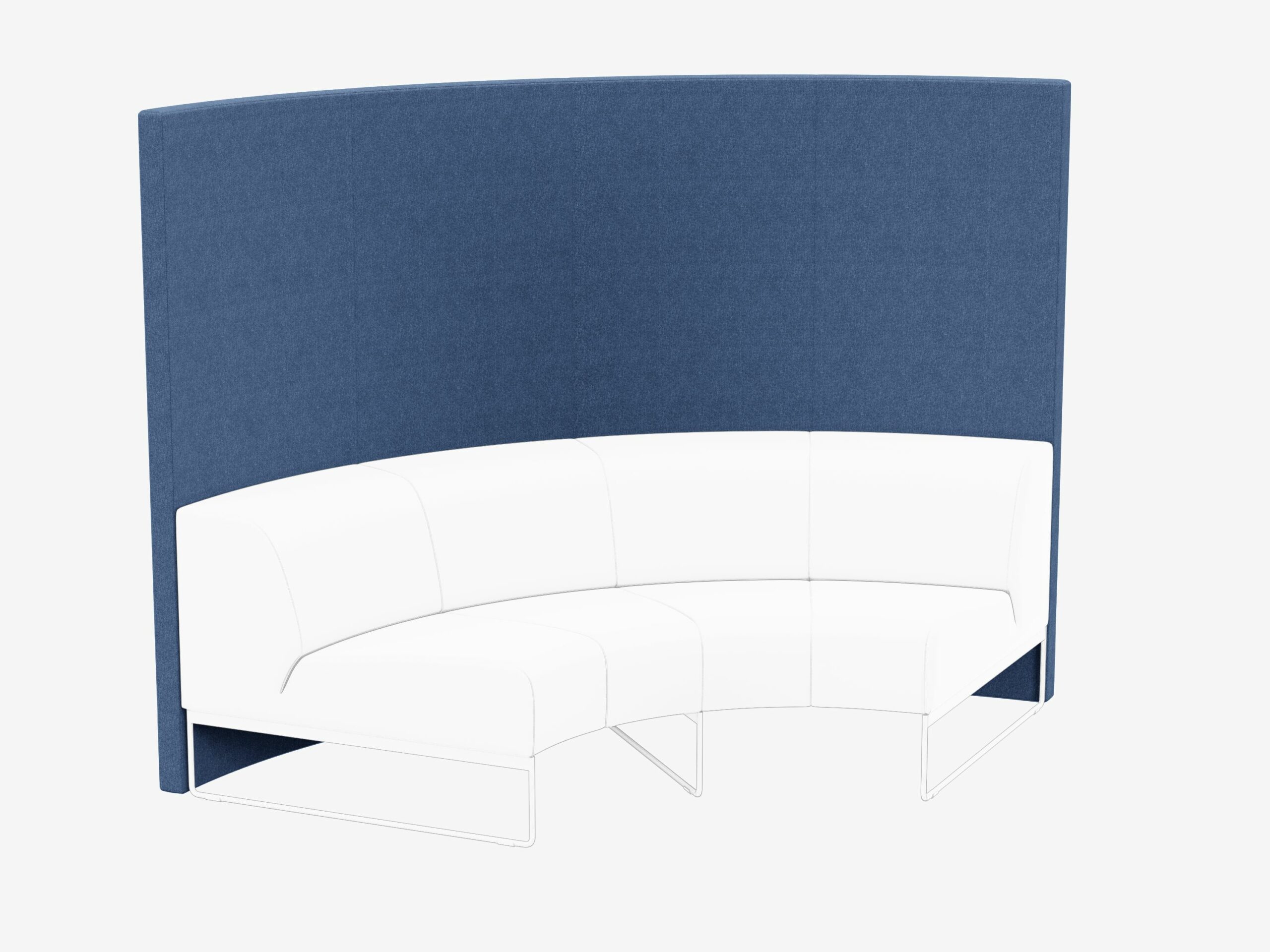 Noti Tritos TM-SS-W Modular Soft Seating High Back Circular Seat Panel 1 Noti Tritos TM-SS-W Modular Soft Seating High Back Circular Seat Panel