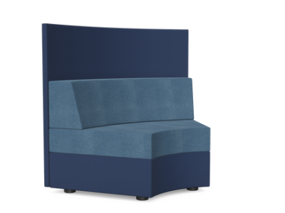 Kleiber Planet Z60 H1160 Modular Soft Seating Curved Unit