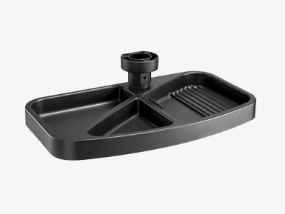 Under Desk Swivel Storage Tray