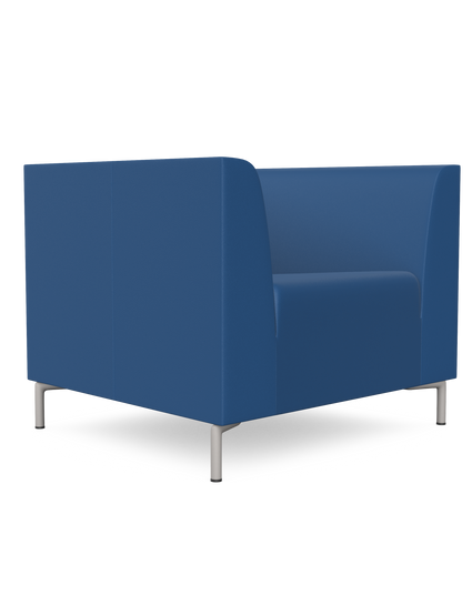 Kleiber Sigma Modular Soft Seating Single Seater with Armrests 1 Kleiber Sigma Modular Soft Seating Single Seater with Armrests