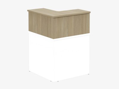 Ashford Modular Reception 90 Degree Corner Riser
