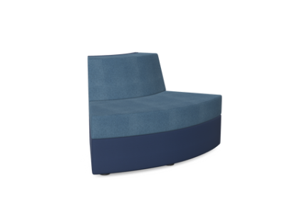 Kleiber Planet W60 H776 Modular Soft Seating Curved Unit