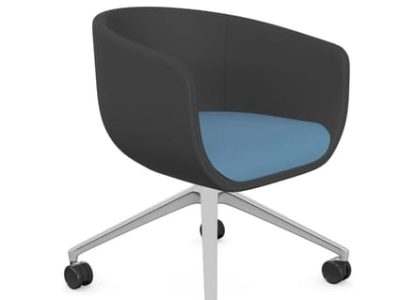 Nu Swivel 4-Legged Armchair - Model 20HC