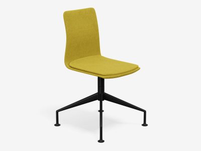 Linar Plus Upholstered Chair with Cross Base
