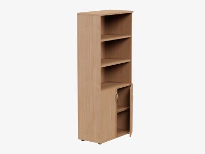 Kito Wooden Cobination Cupboard with Lockable Doors and Adjustable Shelves