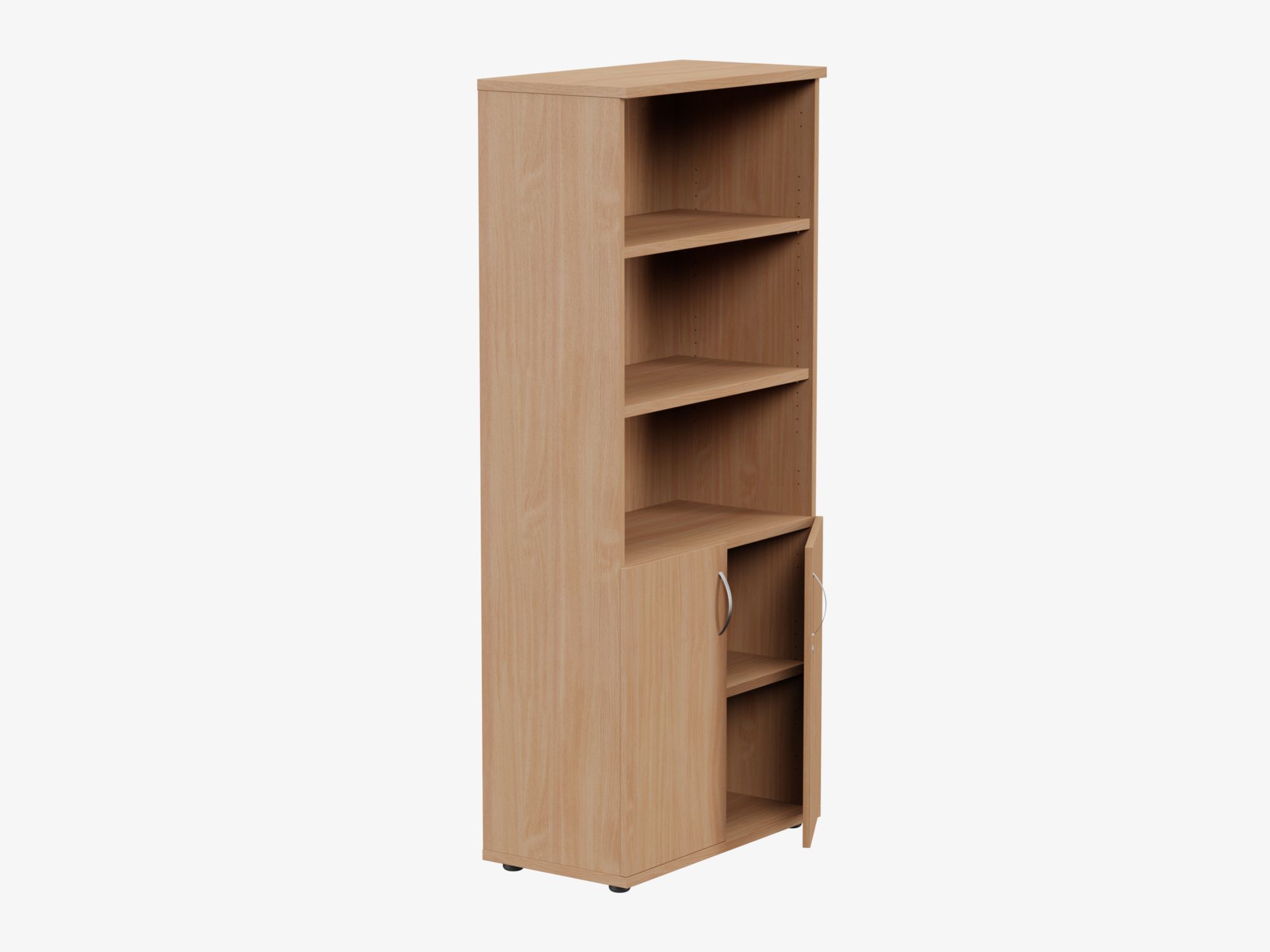 Kito Wooden Cobination Cupboard with Lockable Doors and Adjustable Shelves 1 Kito Wooden Cobination Cupboard with Lockable Doors and Adjustable Shelves