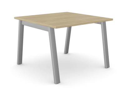 Switch Single Piece Square Meeting Table with A-Leg