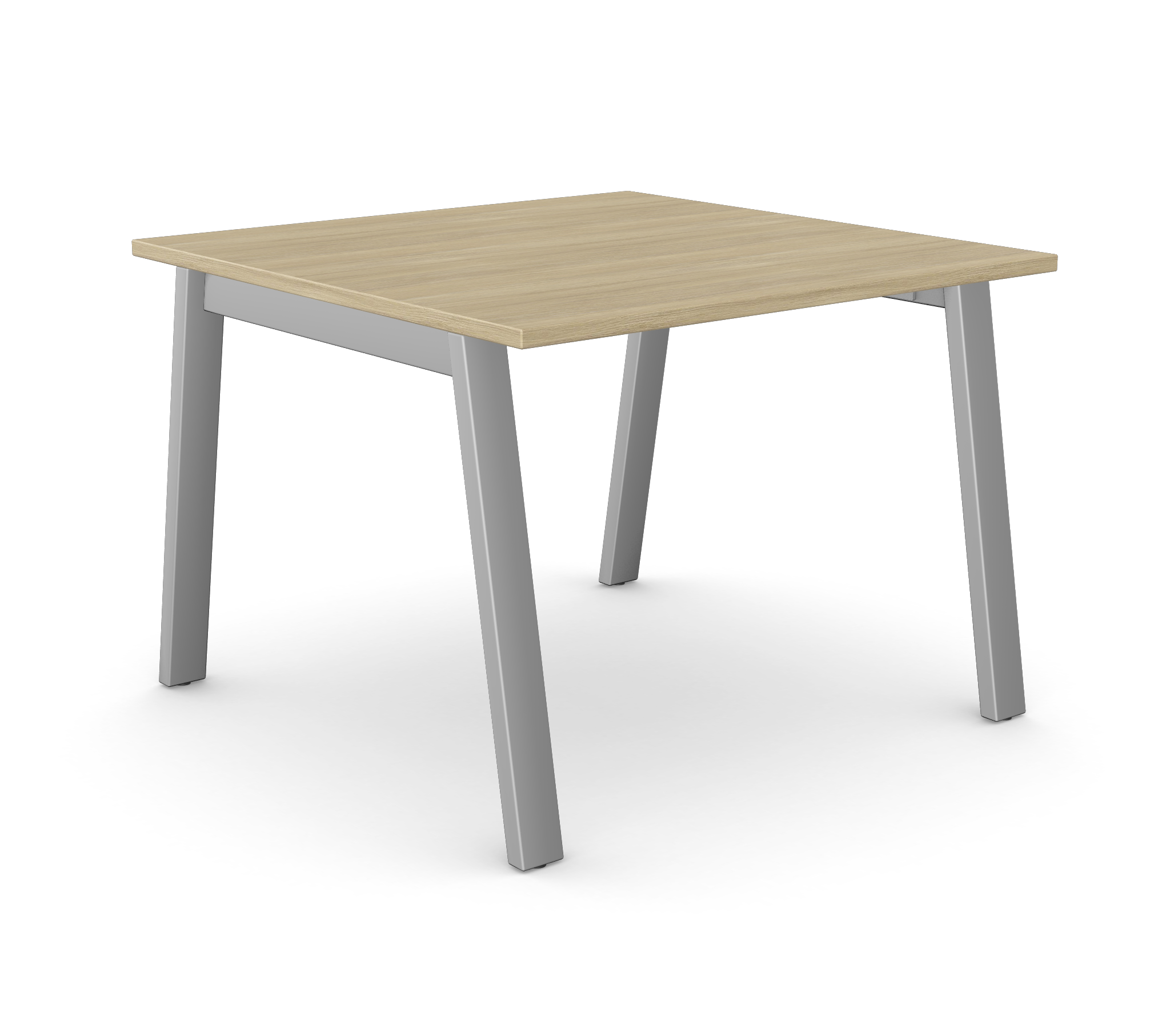 Switch Single Piece Square Meeting Table with A-Leg 1 Switch Single Piece Square Meeting Table with A-Leg