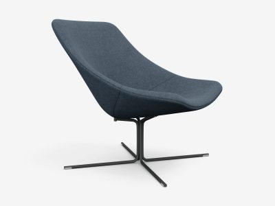 Noti Mishell Armchair with Cross Base