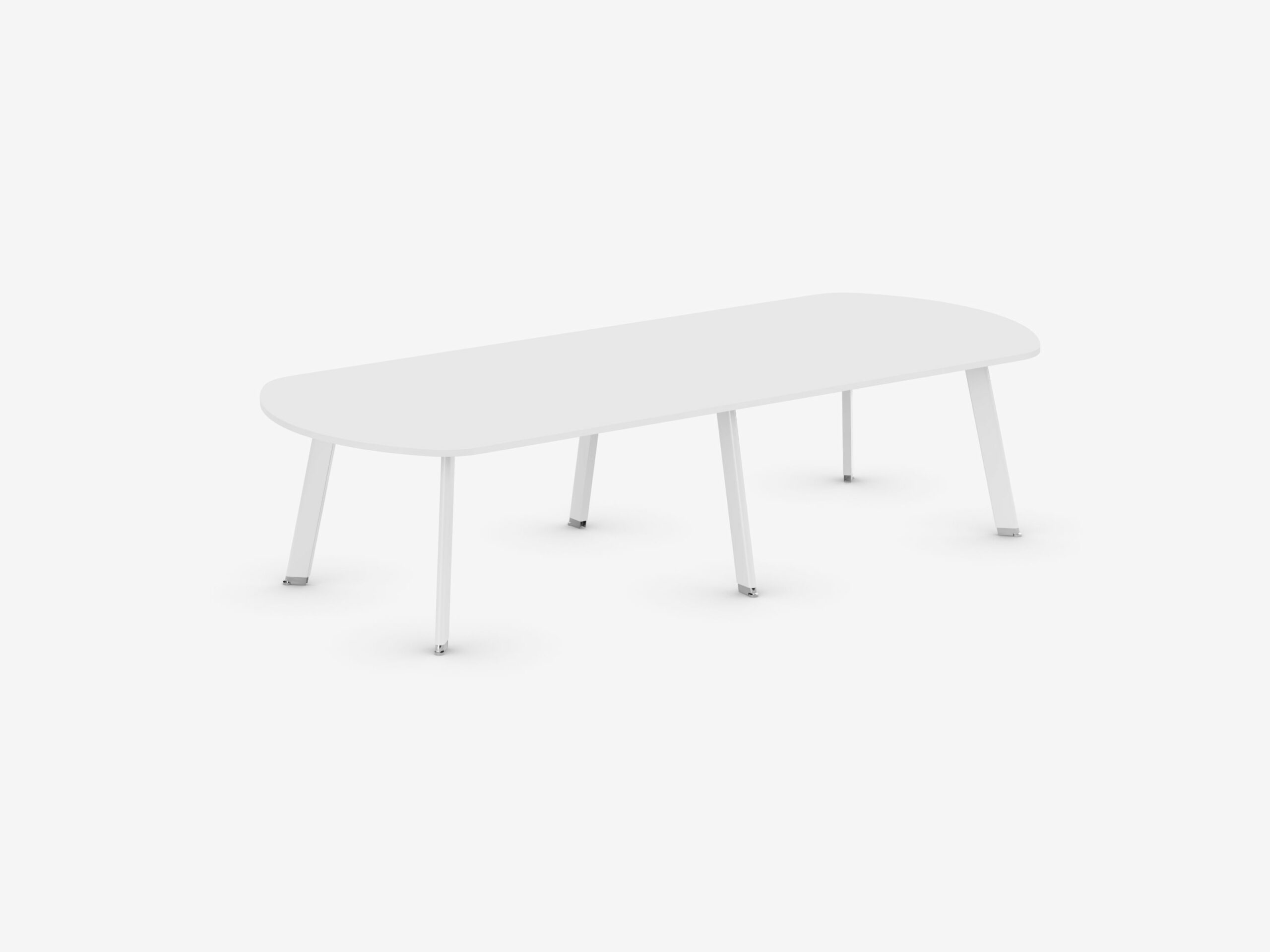 Simplic S1A Meeting Table White with White or Black Legs 3100mm x 1250mm 1 Simplic S1A Meeting Table White with White or Black Legs 3100mm x 1250mm