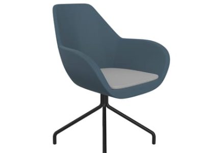 Profim Fan 4-Legged (Swivel) Armchair with Glides - Model 10H / 10HS