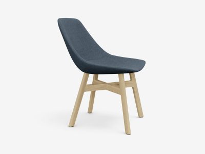 Noti Mishell Chair with Wooden Legs