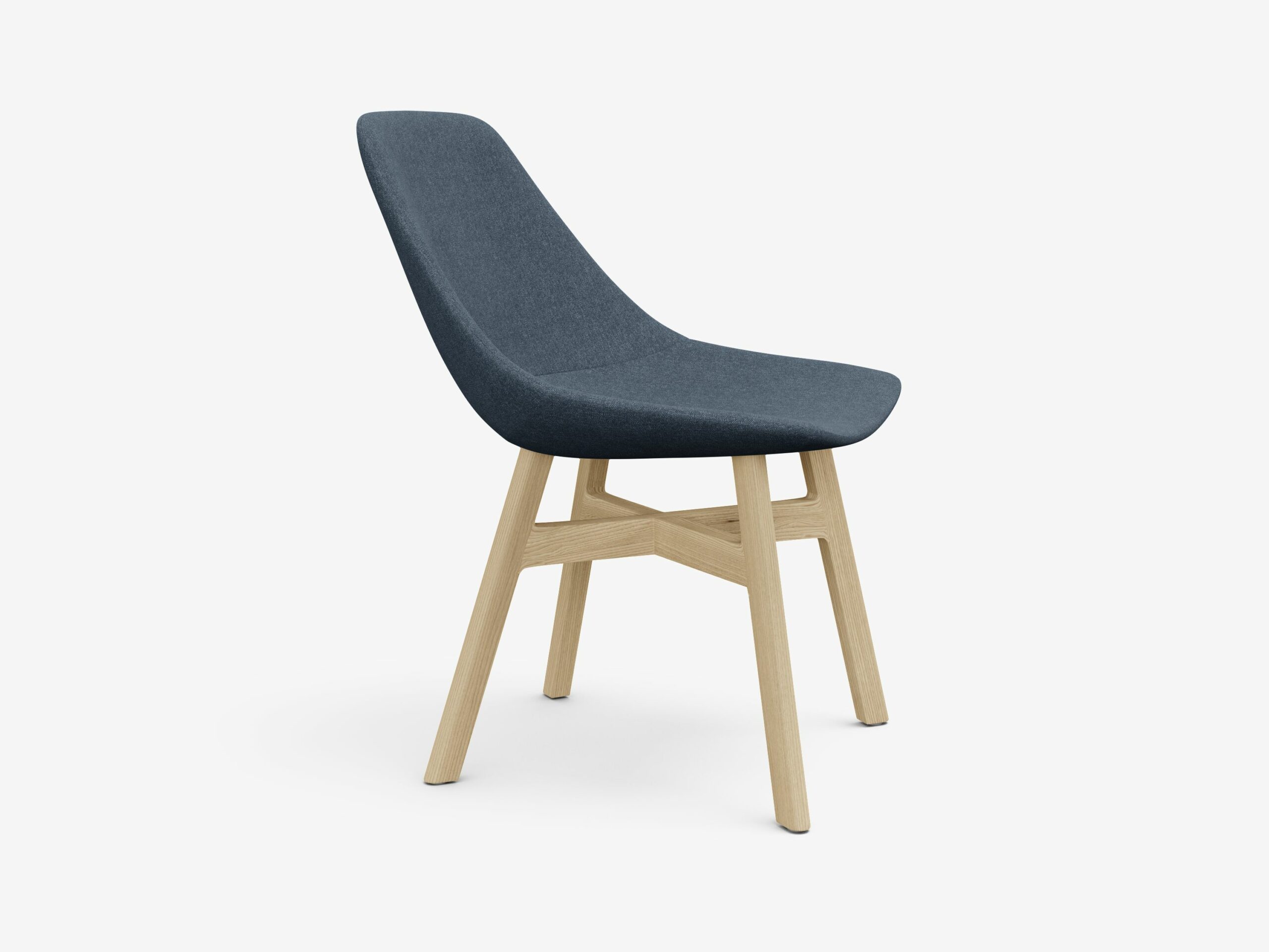 Noti Mishell Chair with Wooden Legs 1 Noti Mishell Chair with Wooden Legs