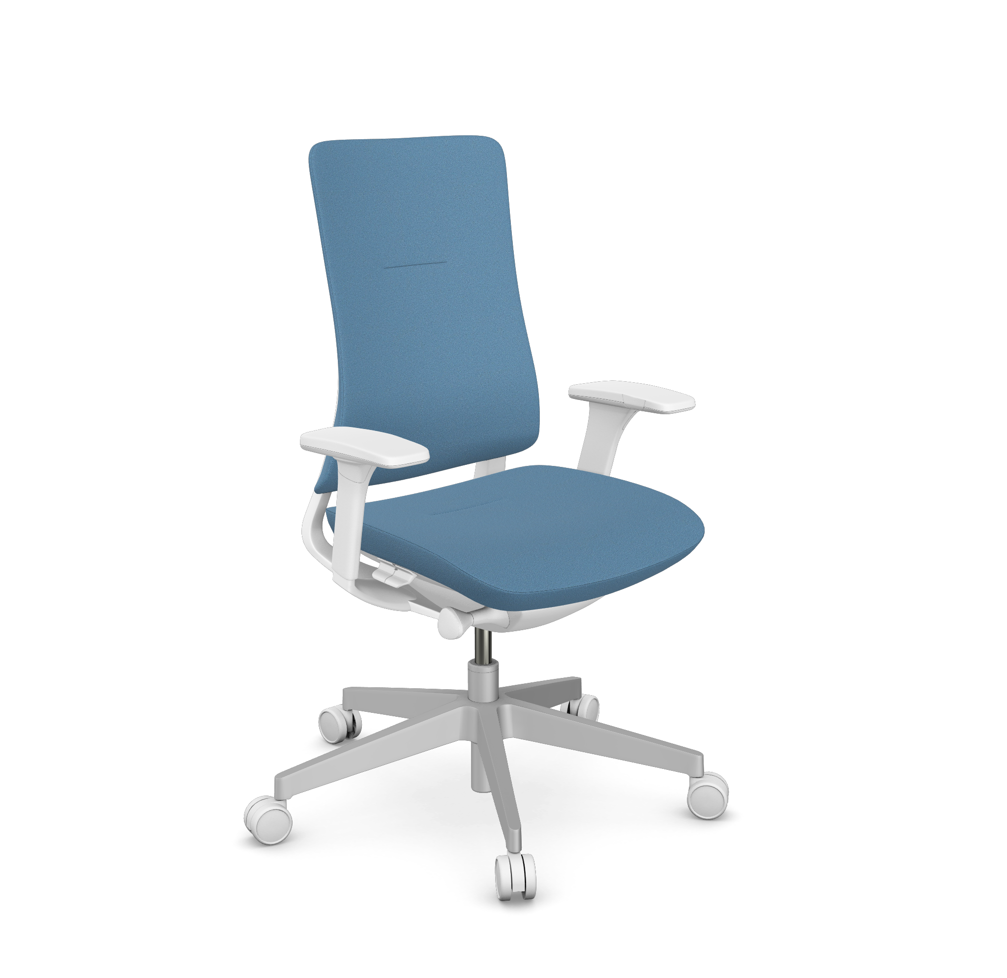Violle Ergonomic Fabric Backrest Task Chair in Grey Frame 1 Violle Ergonomic Fabric Backrest Task Chair in Grey Frame