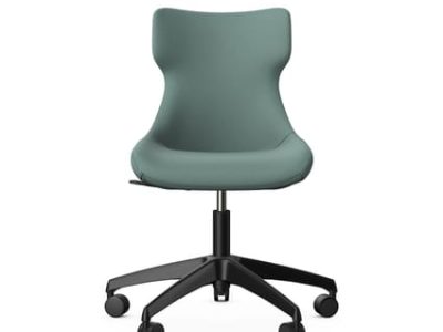 NOVA Breakout/Meeting chair with 5 Star Metal Base and Castors