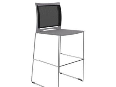 Profim Ariz Plastic Seat and Mesh Backrest Stool - Model 555CV