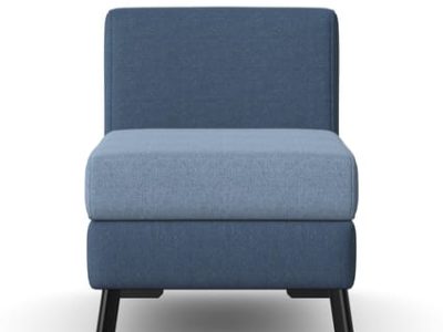 CARA Soft Seating Modular One Seat Sofa, No Arms