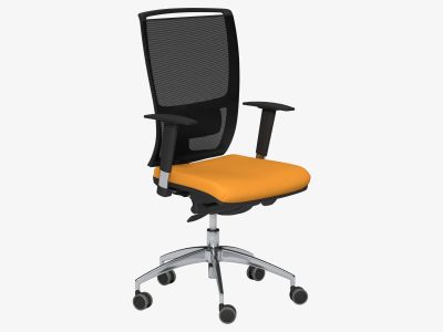 OZ Series High Backrest Swivel Mesh Chair, Vario Adjustable Arms