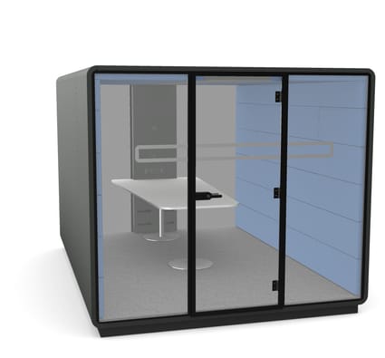 Mikomax Hush Meet L4 Acoustic Closed Meeting Pod 1 Mikomax Hush Meet L4 Acoustic Closed Meeting Pod