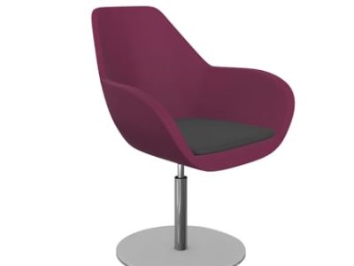 Profim Fan Swivel Round Base Armchair - Model 10R