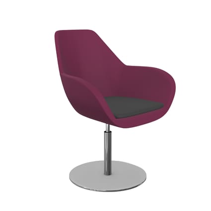 Profim Fan Swivel Round Base Armchair - Model 10R 1 Profim Fan Swivel Round Base Armchair - Model 10R