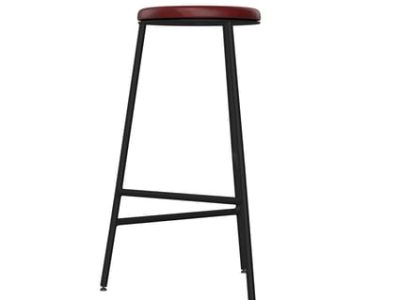 Rotor Wooden three-legged bar stool