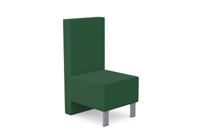 Kleiber Snake Modular Seating Square Seater with Backrest 1 Kleiber Snake Modular Seating Square Seater with Backrest