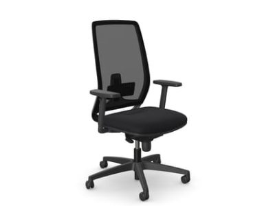 Lira High Mesh Backrest Chair with Lumber Support & adjustable Arms