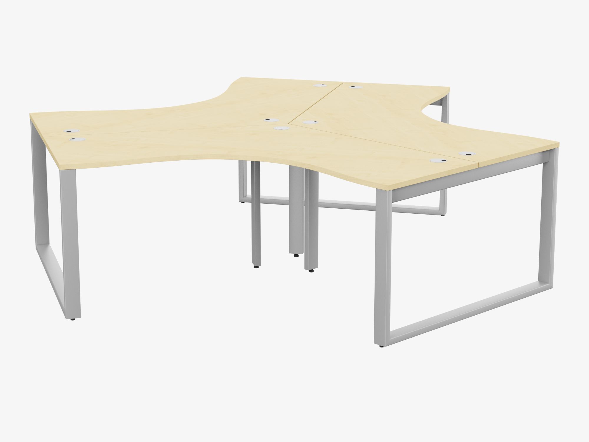 Switch 120 Degree 3 Person Bench, Closed Leg 1 Switch 120 Degree 3 Person Bench, Closed Leg