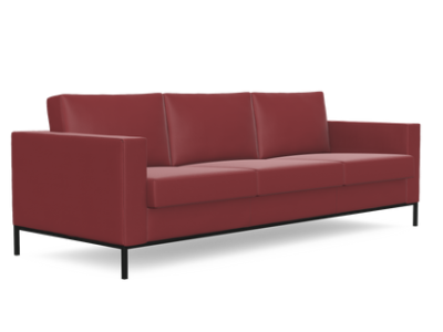 Profim MyTurn 3-Seat Sofa with Metal Legs - Model 30H