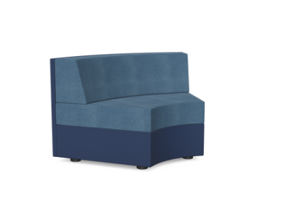 Kleiber Planet Z60 H776 Modular Soft Seating Curved Unit