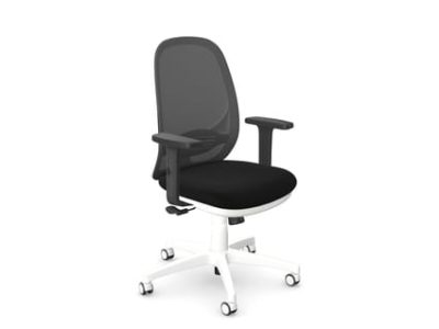 Andy Mesh Back Operator Chair White