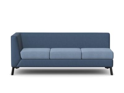 CARA Soft Seating Modular Three Seat Sofa, One Arm LH