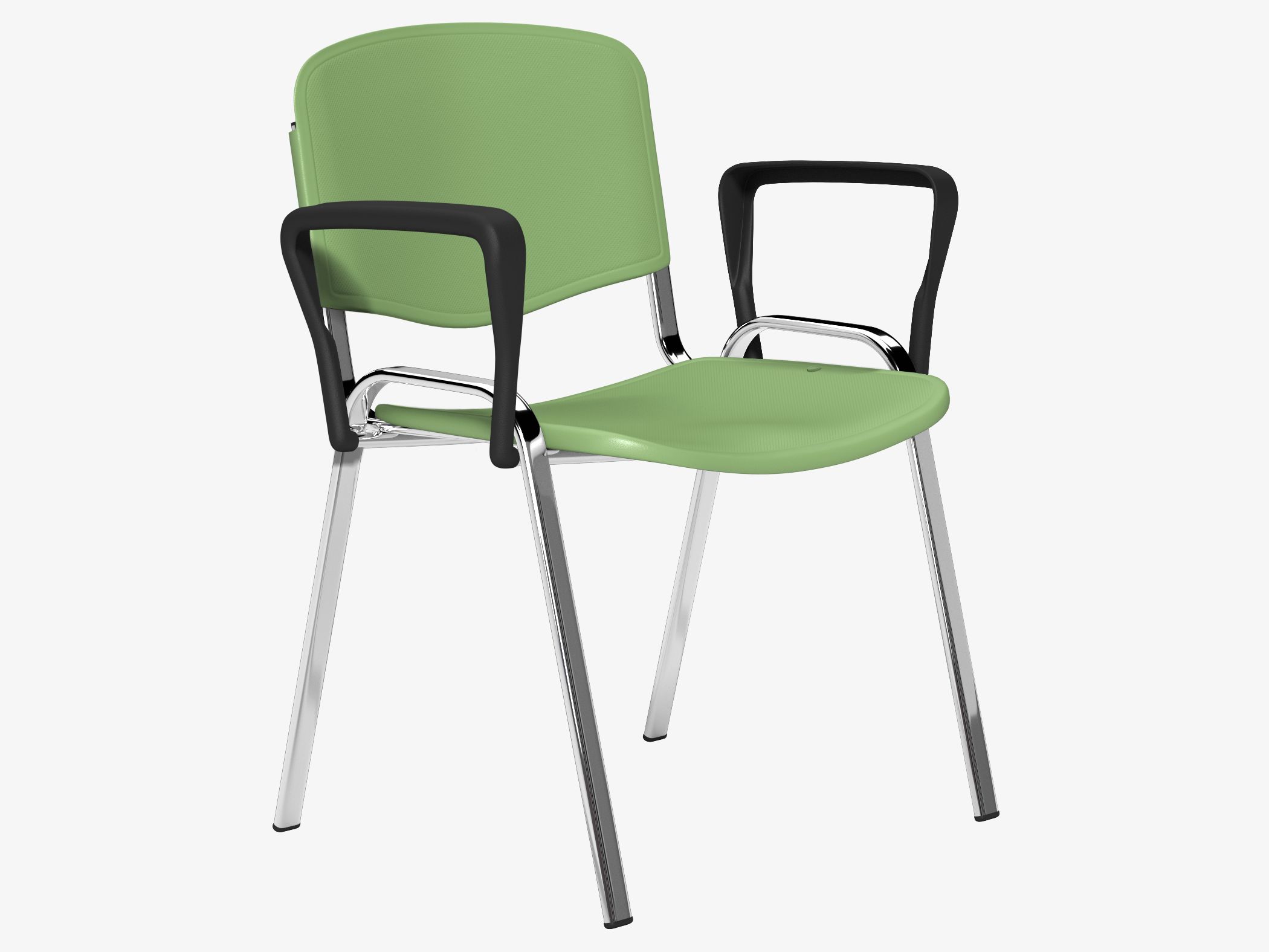 OI Series Plastic Seat and Backrest Chair with Chrome Frame 1 OI Series Plastic Seat and Backrest Chair with Chrome Frame