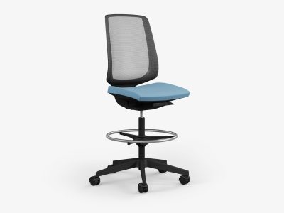 Profim LightUp Draughtsman Task Chair with Mesh Backrest - Model 350