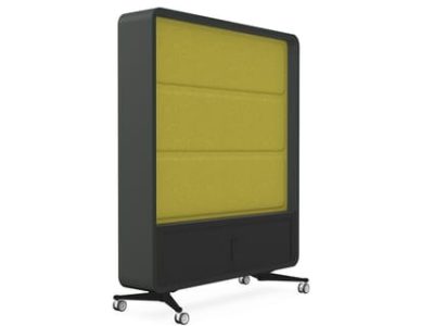 Mikomax Hush Wall Acoustic Mobile Partition With Multi Media Mounting Option