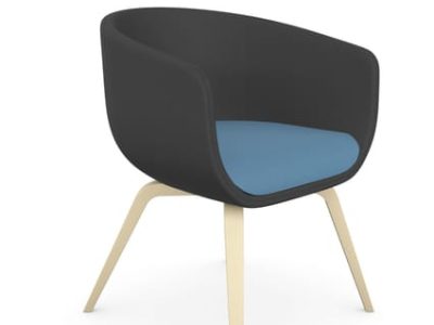 Nu Wood Base Armchair - Model 20HW