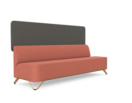 Profim SoftBox 3-Seat Sofa without Arms with Wall - Model 3BW 1 Profim SoftBox 3-Seat Sofa without Arms with Wall - Model 3BW