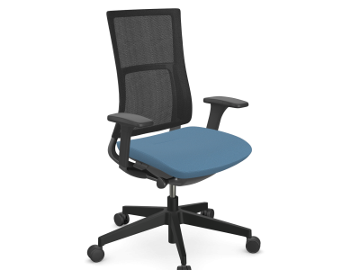 Violle Ergonomic Mesh Backrest Task Chair in Black Frame