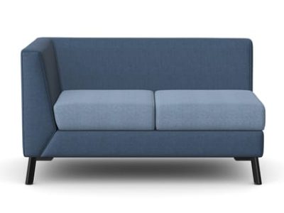 CARA Soft Seating Modular Two Seat Sofa, One Arm LH