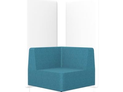 Wall In Corner Armchair to be Connected with 1 Partition Wall - Model 31