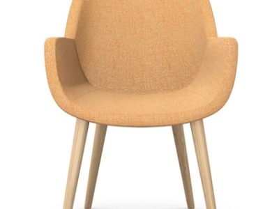 TIANA Meeting/Break-out Chair with 4 Wooden Legs