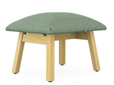 Manta Footrest with Wooden Leg