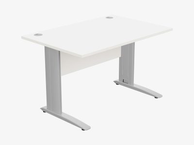 Komo Cantilever Straight Desk with Cable Managed Legs